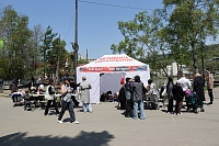  В городском парке им. Ю. Гагарина прошли мастер-классы от Учебного Центра "Активное Образование" в рамках Фестиваля ПФК ЦСКА и Дня защиты детей! - фото № 5