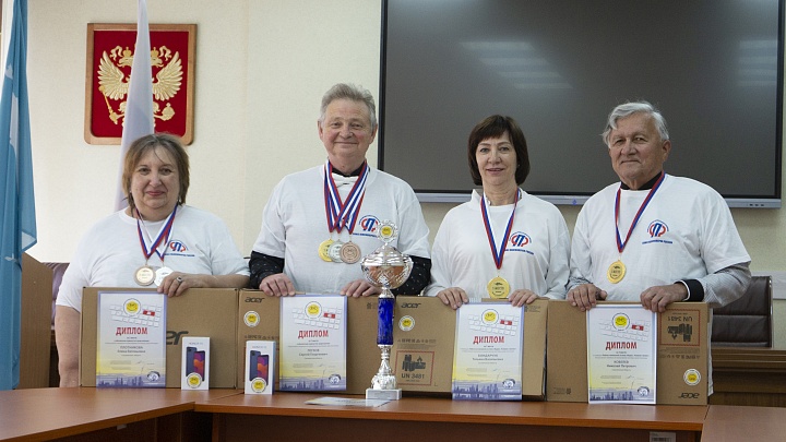1 место по компьютерному многоборью среди пенсионеров во всероссийском  чемпионате