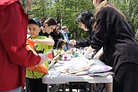  В городском парке им. Ю. Гагарина прошли мастер-классы от Учебного Центра "Активное Образование" в рамках Фестиваля ПФК ЦСКА и Дня защиты детей! - фото № 9