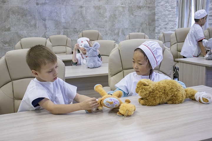 В роли ветеринара!