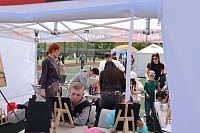  В городском парке им. Ю. Гагарина прошли мастер-классы от Учебного Центра "Активное Образование" в рамках Фестиваля ПФК ЦСКА и Дня защиты детей! - фото № 1